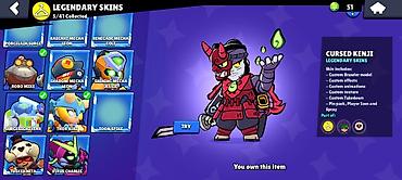 Digər oyun və konsollar: 54k Kupa 5 efsanevi kostüm 4 hiperşarj kostüm 3 gizemli kostüm 53 — 3