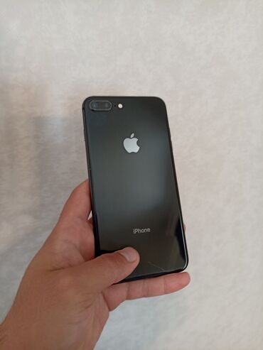 IPhone 8 Plus, 256 GB, Space Gray, Zəmanət, Barmaq izi, Simsiz şarj