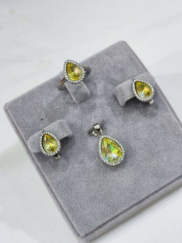 Серебряные наборы украшений: Набор украшений, Проба 925, Женские, Новый — 6