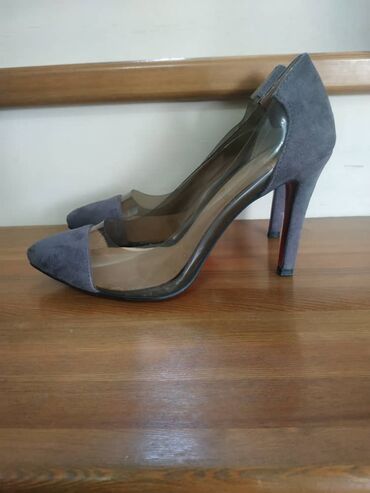 женские туфли размер 38: Туфли 38, цвет - Серый