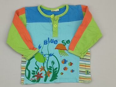 sweter golf ecru: Bluza, 9-12 m, stan - Bardzo dobry