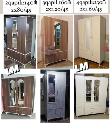шкаф для документов с замком: Шкаф-вешалка, Новый, 3 двери, Распашной, Прямой шкаф, Азербайджан