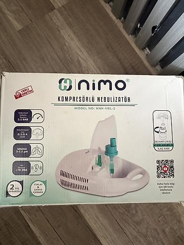 tibbi banka: Nimo kompressorlu nebulizator, model HNK-NBL-S. Tənəffüs yolları üçün — 2