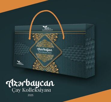 Digər qida məhsulları: Lənkəran istehsalı 100% təbii Bu çay hədiyyə dəsti "Azərbaycan Çay
