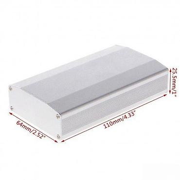 viler goblen: ALUMINIJUMSKO KUĆISTE 11 X 6.4 X 2.2 SIVO | Aluminijumsko kućiste 11 — 2