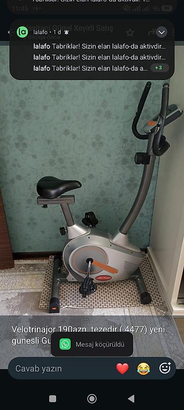 Velotrinajor 190azn tezedir ( 4477) yeni gunesli Gunel1 lalafo.az -da Velotrinajor 190azn tezedir ( 4477) yeni gunesli Gunel1