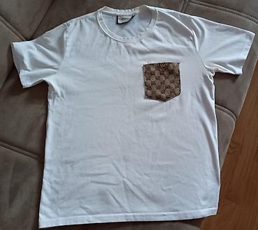 Kişi geyimləri: Futbolka, Gucci, L, rəng - Ağ — 1