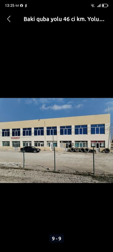 villa inşaat mmc: Bu kommersiya binası Bakı-Quba yolunun 46-cı kilometrliyində, "Market"