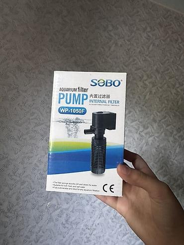 akvaryum filtiri: SOBO WP-1050F akvarium daxili filtr və nasos *Satilma sebebi"* təzə — 1