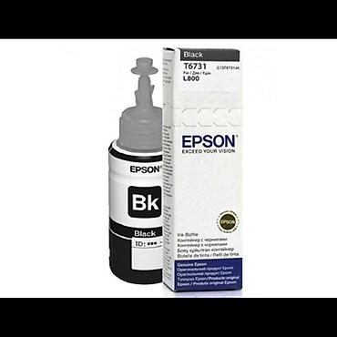 printer wf: Epson T6731 C13T67314A Black Qara Original Mürəkkəb Şüşəsi – 70 ml — 1