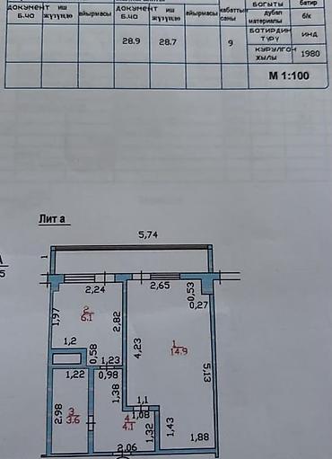 Продажа квартир: 1 комната, 30 м², 105 серия, 8 этаж, Косметический ремонт — 6