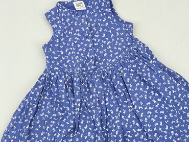 letnie długie sukienki w kwiaty: Dress, 1.5-2 years, 86-92 cm, condition - Good