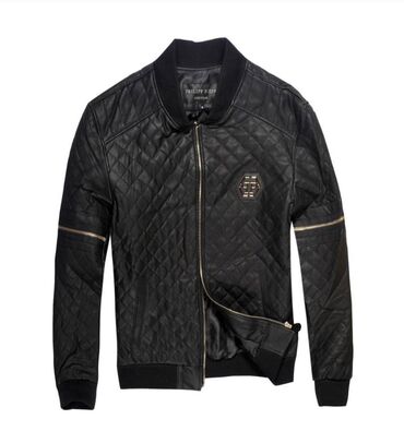 Куртки: Куртка Philipp Plein, M (EU 38), цвет - Черный