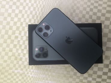про мобиле: IPhone 11 Pro, Колдонулган, 256 ГБ, Каптама, Куту, 70 %