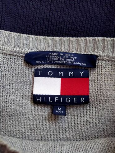 Džemperi: Tommy Hilfiger muški pamučni džemper vel. M Vrhunski prelepi — 9
