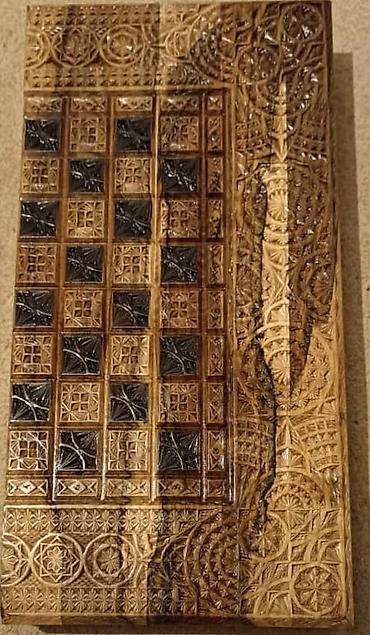 Нарды: Нарды с художественной резьбой - Эксклюзивные резные нарды с богатым — 13