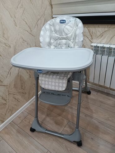 прогулочные коляски adbor oskar sport: Chicco uşaq yemək stulu - Brend: Chicco - Rəng: açıq boz/boz naxışlı
