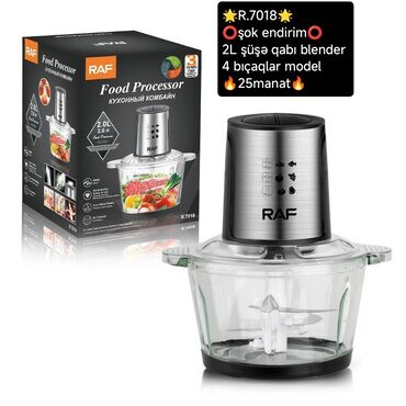 Mətbəx kombaynları və doğrayıcıları: Mətbəx kombaynı Elif, Yeni, Ödənişli çatdırılma, Rayonlara çatdırılma, Ünvandan götürmə — 13