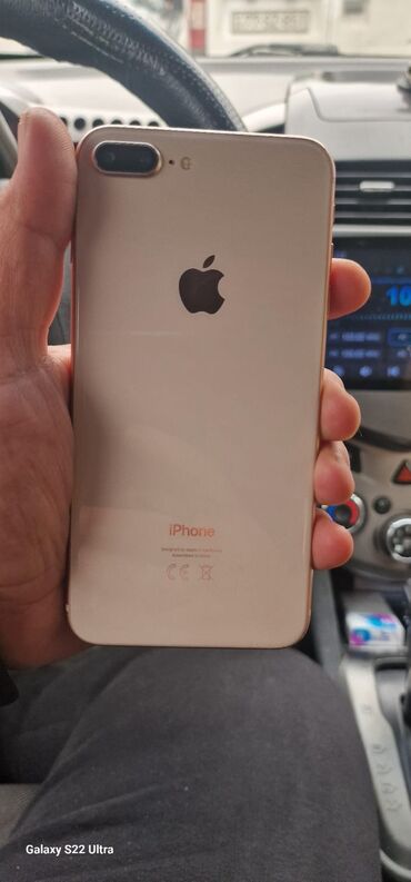 iphone 8 plus qiymeti 2022: IPhone 8 Plus, 64 GB, Matte Gold, Barmaq izi