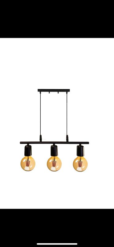 lyustrlar: Çılçıraq, 3 lampa, Metal