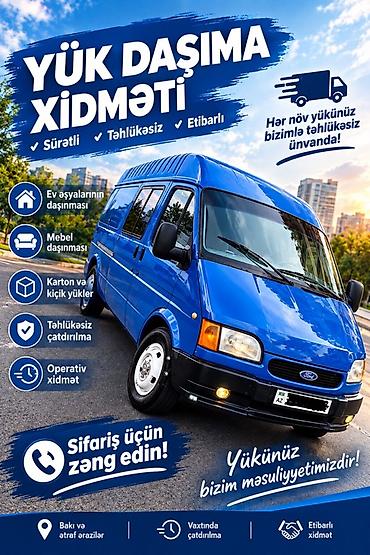 ucuz yuk dasima bakı: Yükdaşıma xidməti - Sürətli, təhlükəsiz və etibarlı daşınma - Ev — 1