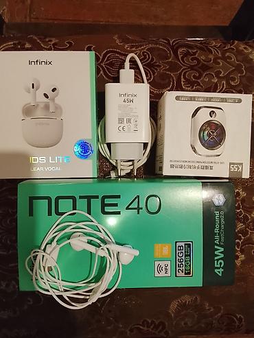 Infinix: Infinix Note 40, 256 GB, rəng - Boz — 1
