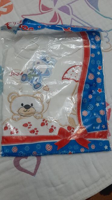 Другие детские вещи: Одежда для новорождённого, всё новое: кофты теплые синяя и зелёная — 7