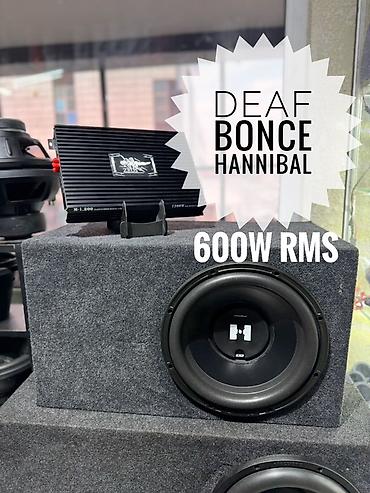 Сабвуферный комплект Deaf Bonce Hannibal + моноблок ZEUS 1.800