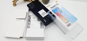 чехлы аниме: Xiaomi, Redmi 12 5G, Жаңы, 128 ГБ, түсү - Кара, 2 SIM