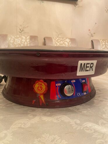 qutab sacı: Elektrik sac/sac sobası – MER - Geniş, hamar sac səthi: lavaş, yuxa