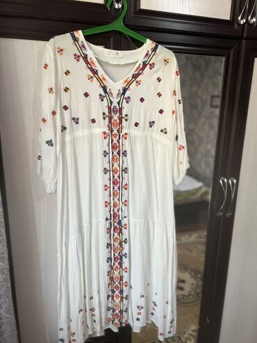 Повседневные платья: Повседневное платье, Турция, Осень-весна, Длинная модель, Платье-комбинация, L — 3