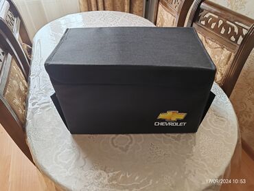 yarasa yuvasinin qiymeti: Baqaj ucun canta. Car bag. Chevrolet znaki ile. Olcu 30x50sm. Qiymet