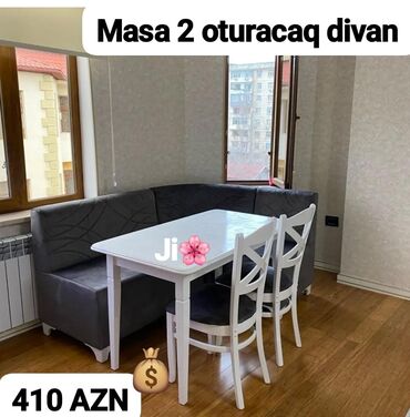 metbex ucun masa: Künc divan masa oturacaq rəng seçimi var