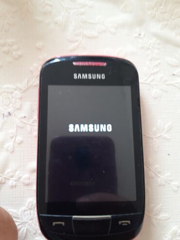 sadə samsung: Samsung S3850 Corby II, 2 GB, rəng - Qırmızı, Sensor