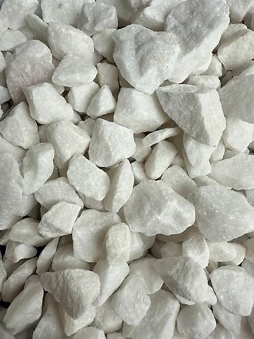 Мраморная крошка: Мраморная крошка, Белый, Ландшафтная, В тоннах — 4