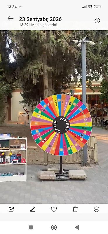 icarə kalonka: Əyləncə və hədiyyə uduşu üçün “Çarx Wheel” – kirayə xidmətı — 1