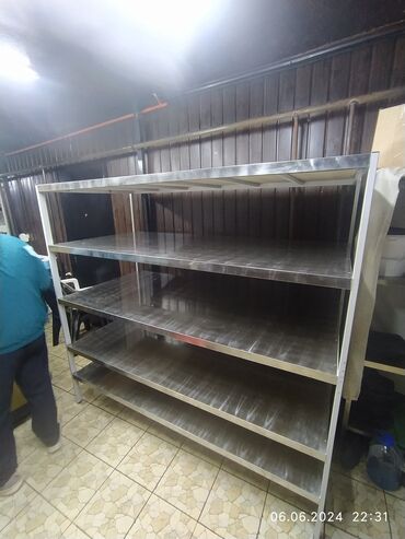Другое оборудование для кафе, ресторанов: Мойки столы для мясного цеха стеллажи сушки для посуды материал  — 10