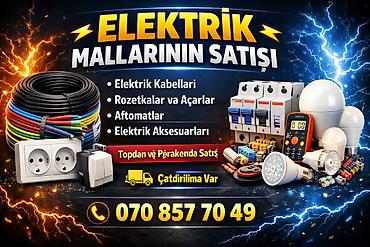 elektirik mallari: ELEKTRIK MALLARININ SATIŞI Məhsul çeşidi: - Elektrik kabelləri — 1
