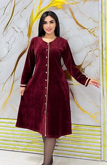 Пижамы: Теплая женская пижама в клетку (комплект из 2 предметов) - Верх — 9