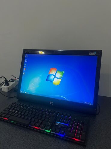 Masaüstü kompüterlər və iş stansiyaları: Compaq All-in-One stolüstü kompüter Xüsusiyyətlər və tərkib: - — 10