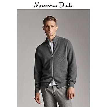 Свитера: Мужской свитер, S, Massimo Dutti, Новый, цвет - Серый, Самовывоз — 1
