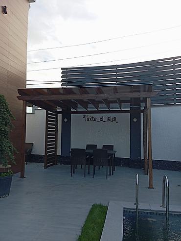 i̇şlənmiş mebellər: Açıq məkanlar üçün taxta pergola – “Taxta_el_isler” - Material — 4