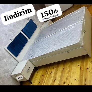 Çarpayılar: Yeni, Təknəfərlik çarpayı, Bazasız, Matras ilə, Siyirməsiz — 9