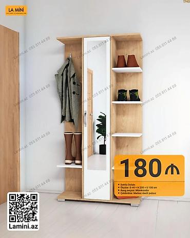 skaf dolab: Dəhliz Dolabı – La Mini dizaynı - Model: Dəhliz dolabı, güzgülü qapı — 1