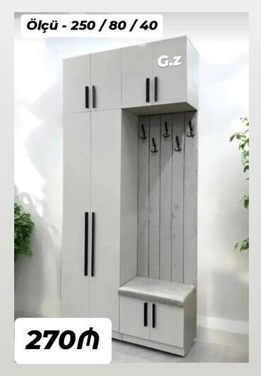 барные стулья: Açılan, 6 qapı Düz dolab, Dəhliz dolabı