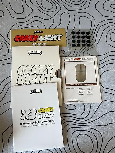 mini 6: Pulsar Crazylight X3 Mini + Corepad Air глайды Новая мышка, торга нет — 9
