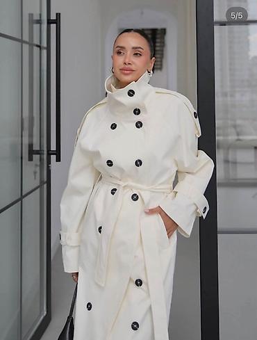 binarni sat: 10. - Viral Trench coat - Dostupan u Krem,Vanila i maslinastoj boji — 6