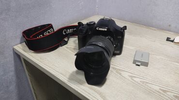 canon eos r qiymeti: Canon 450d yaxşı vəziyyətdə və linza canon 18-55 kit. Təzə kamera