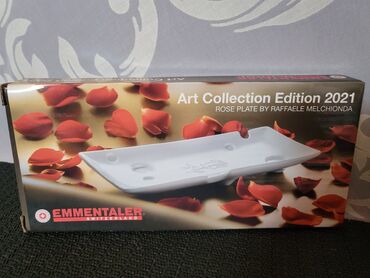 Ostalo posuđe: Tanjir nov za sir Ennentaler Svajcarska izdanje 2021god. Keramicki — 9