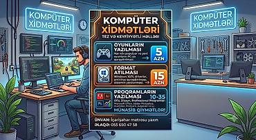 Komputer Xidmətləri – Tez və keyfiyyətli həllər - Oyunların yazılması